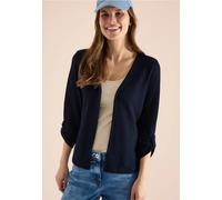 Cecil Damen 3/4-Arm Jacke in Strick-Optik in Blau, Gr: L