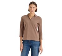 Cecil Damen 3/4-Arm Poloshirt mit Knopfdetail
