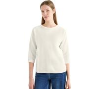 Cecil Damen 3/4-Arm-Pullover – Dolman-Passform, Feinstrick 100% Baumwolle – Beige, Gr. L