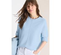Cecil Damen 3/4- Arm Sweatshirt mit Tunnelzug in Blau, Gr: S