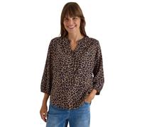 Cecil Damen 3/4-Arm Tunika mit Split Neck und Leo-Muster