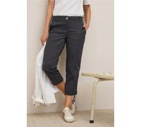 Cecil Damen 3/4 Hose im Casual Fit in Grau, Gr: 28