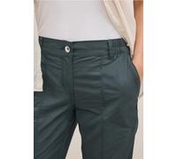 Cecil Damen 3/4 Hose im Casual Fit in Grün, Gr: 32