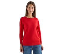 CECIL Damen 3015530 Pullover mit Strukturdetail, Fiery red, XS