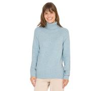 CECIL Damen 3015608 Strukturmix Pullover, Faded Blue Melange, S