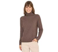 CECIL Damen 3015608 Strukturmix Pullover, Mushroom Taupe Melange, XL
