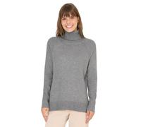 CECIL Damen 3015608 Strukturmix Pullover, Sporty Grey Melange, M