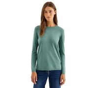 CECIL Damen 3015619 Basic Pullover, Jewel Green Melange, XS