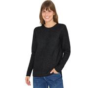 CECIL Damen 3016933 Kuscheliger Pullover, Black Melange, XL