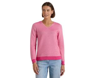 Cecil Damen 3017903 Pullover im Two-Tone-Look mit V-Neck (1er Pack)