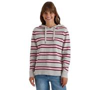 Cecil Damen 3018127 Langarm Pullover mit Kapuze und Streifen (1er Pack)