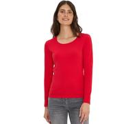Cecil Damen Basic Langarmshirt in Rot, Gr: XL