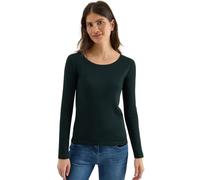 CECIL Damen 3120346 Basic Langarmshirt, Ink Green, Medium