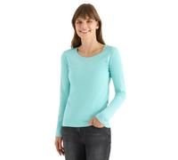 CECIL Damen 3120346 Basic Langarmshirt, Sea Foam Blue, S