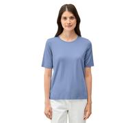 CECIL Damen 3225993 Basic Rundhals T-Shirt, Deep Pastel Blue, XXL