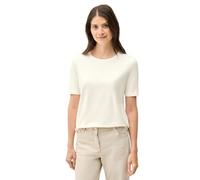 CECIL Damen 3225993 Basic Rundhals T-Shirt, Vanilla White, XL