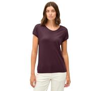 CECIL Damen 3226038 Shirt in Unifarbe, Mulberry red, X-Large