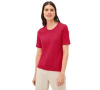 CECIL Damen 3227048 Bouclé Slub Shirt, Glazed Apple red, Small