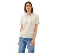 CECIL Damen 3227050 Bouclé Slub Kapuzenshirt, Light beige, XL