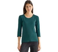 CECIL Damen 3227270 Basic Shirt, Dark Sea Green, S