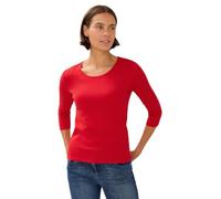 CECIL Damen 3227270 Basic Shirt, Fiery red, Large
