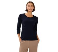 CECIL Damen 3227270 Basic Shirt, urban Dark Blue, X-Large