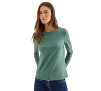 Cecil Damen Basic Langarmshirt in Grün, Gr: XXL