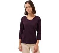 Cecil Damen Basic V-Neck Shirt in Rot, Gr: S