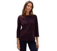 CECIL Damen 3227522 Basic RIPP-Shirt, Eggplant red, Small
