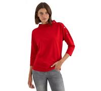 CECIL Damen 3227803 Shirt mit Knopfdetail, Fiery red, Medium