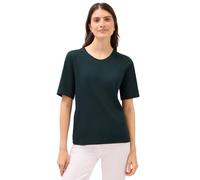 Cecil Damen Basic Ripp T-Shirt in Grün, Gr: L