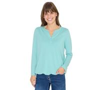 Cecil Damen Shirt im Tunika-Look in Blau, Gr: XL