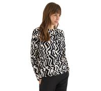 Cecil Damen Gemustertes Shirt in Grau, Gr: M