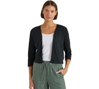 Bolerojacke CECIL, Damen, Gr. XXL (46), palm breeze grün, Jersey, Obermaterial: 95% Baumwolle, 5% Elasthan, unifarben, lässig geschnitten hüftbedeckend, Rundhals, abgesteppte Kante, Jacken, Offene 3/4