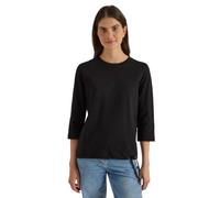 Cecil Damen 3231321 3/4-Arm Shirt mit Rundhals in Unifarbe (1er Pack)