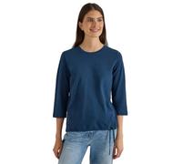 Cecil Damen 3231321 3/4-Arm Shirt mit Rundhals in Unifarbe (1er Pack)