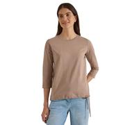 Cecil Damen 3231321 3/4-Arm Shirt mit Rundhals in Unifarbe (1er Pack)