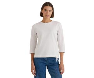Cecil Damen 3231321 3/4-Arm Shirt mit Rundhals in Unifarbe (1er Pack)