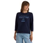 Cecil Damen 3231399 3/4-Arm Shirt mit Rundhals und Wording