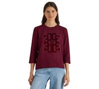 Cecil Damen 3231413 3/4-Arm Shirt mit Rundhals und Wording (1er Pack)