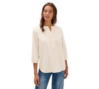 CECIL Damen 3412033 Split Neck Cordbluse, Oat Milk beige, Small