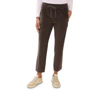 Cordhose CECIL "Style Tracey", Damen, Gr. L (42), Länge 28, misty taupe, Web, Obermaterial: 98% Baumwolle, 2% Elasthan. Futter: 100% Baumwolle, unifarben, casual, regular fit knöchelfrei, Hosen, mit T