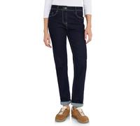 Slim-fit-Jeans CECIL, Damen, Gr. 26, Länge 30, rinsed wash, Jeans, 69% Baumwolle, 29% Polyester, 2% Elasthan, unifarben, lang, Jeans, 5-Pocket-Style (77221852-26) rinsed wash