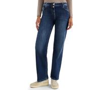 CECIL Damen 3716849 Wide Leg Jeans, mid Blue wash, 33