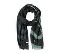 CECIL Damen 5706480 Gemusterter Schal, Ink Green, Regular