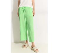 CECIL Damen B377753 7/8 Musselin Hose, matcha lime, L / 26L