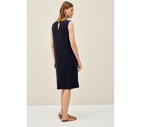 CECIL Damen 1408887 Ärmelloses Jersey-Kleid, urban Dark Blue, Medium