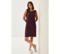CECIL Damen 1408887 Ärmelloses Jersey-Kleid, Mulberry red, X-Small