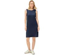 Sommerkleid CECIL, Damen, Gr. XL (44), US-Größen, blau (urban navy blau), Stoff, 56% Viskose, 43% Polyester, 1% Elasthan, unifarben, normal knieumspielend, Rundhals, abgesteppt, Kleider, knielang (788
