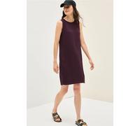 Sommerkleid CECIL, Damen, Gr. L42, US-Größen, rot (mulberry rot), Stoff, 56% Viskose, 43% Polyester, 1% Elasthan, unifarben, normal knieumspielend, Rundhals, abgesteppt, Kleider, knielang (71891047-L)